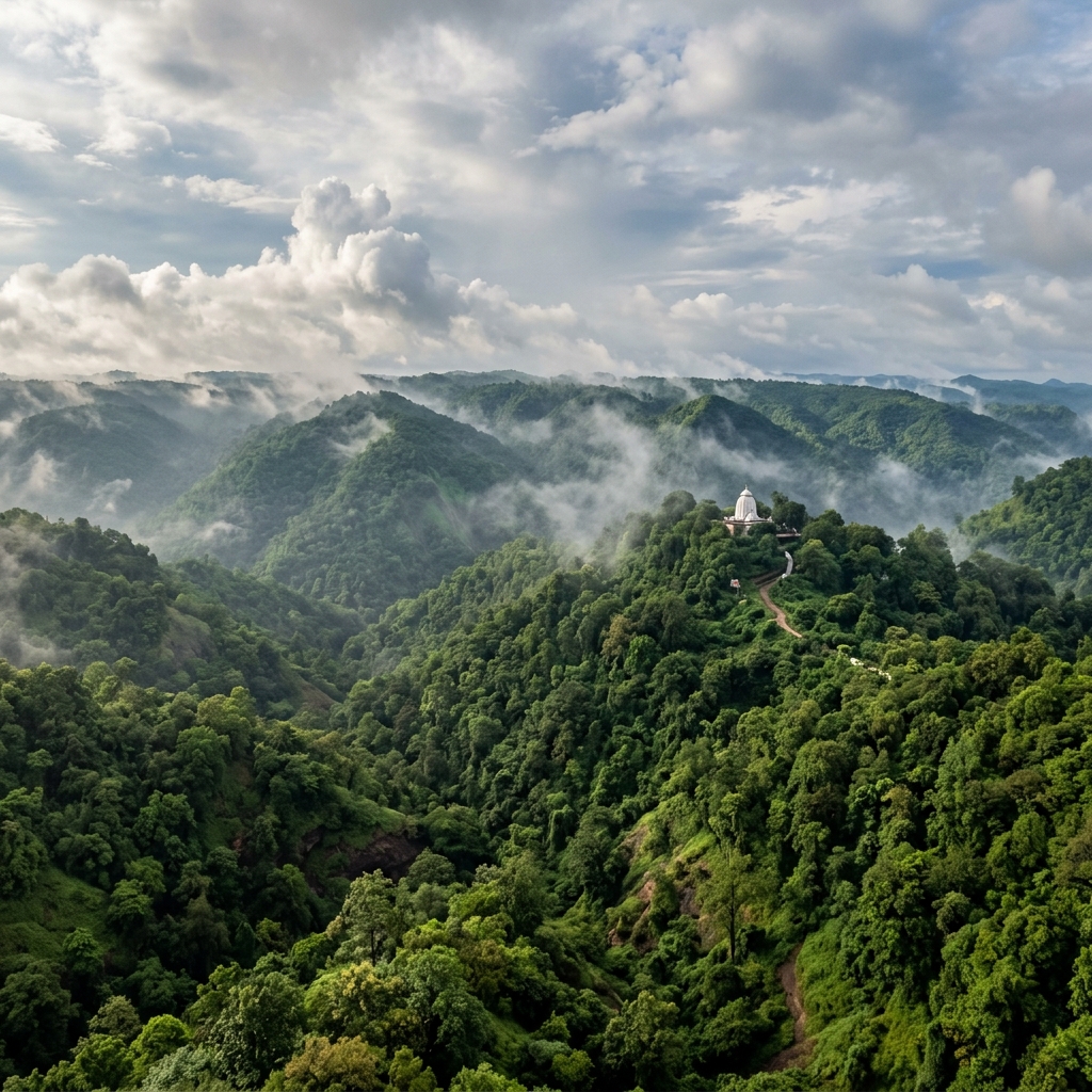 Kapilash Forest Range Landscape